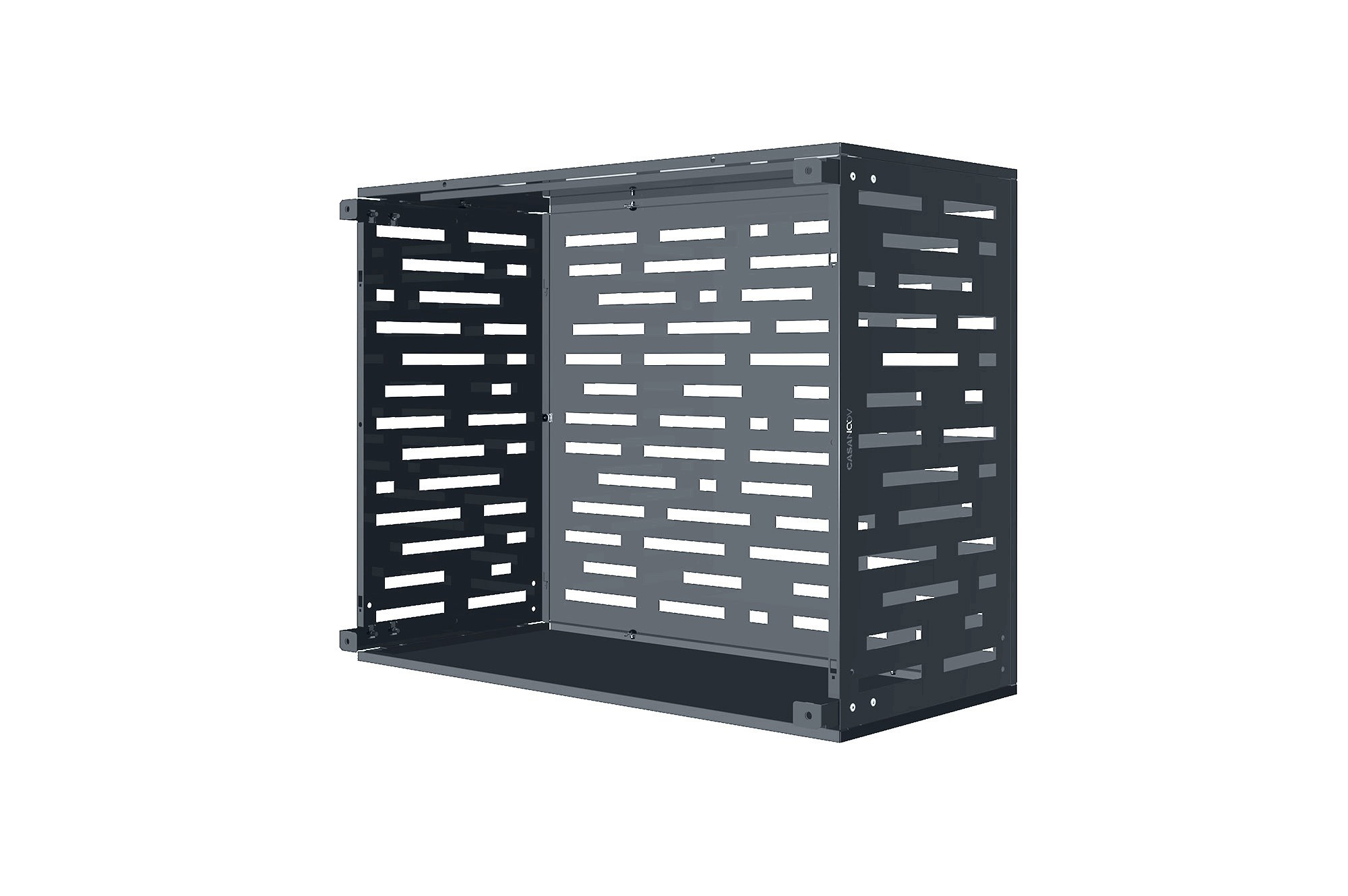 Arlberg Amaro stalen airconditionerhoes met bodemplaat – Maat M 4