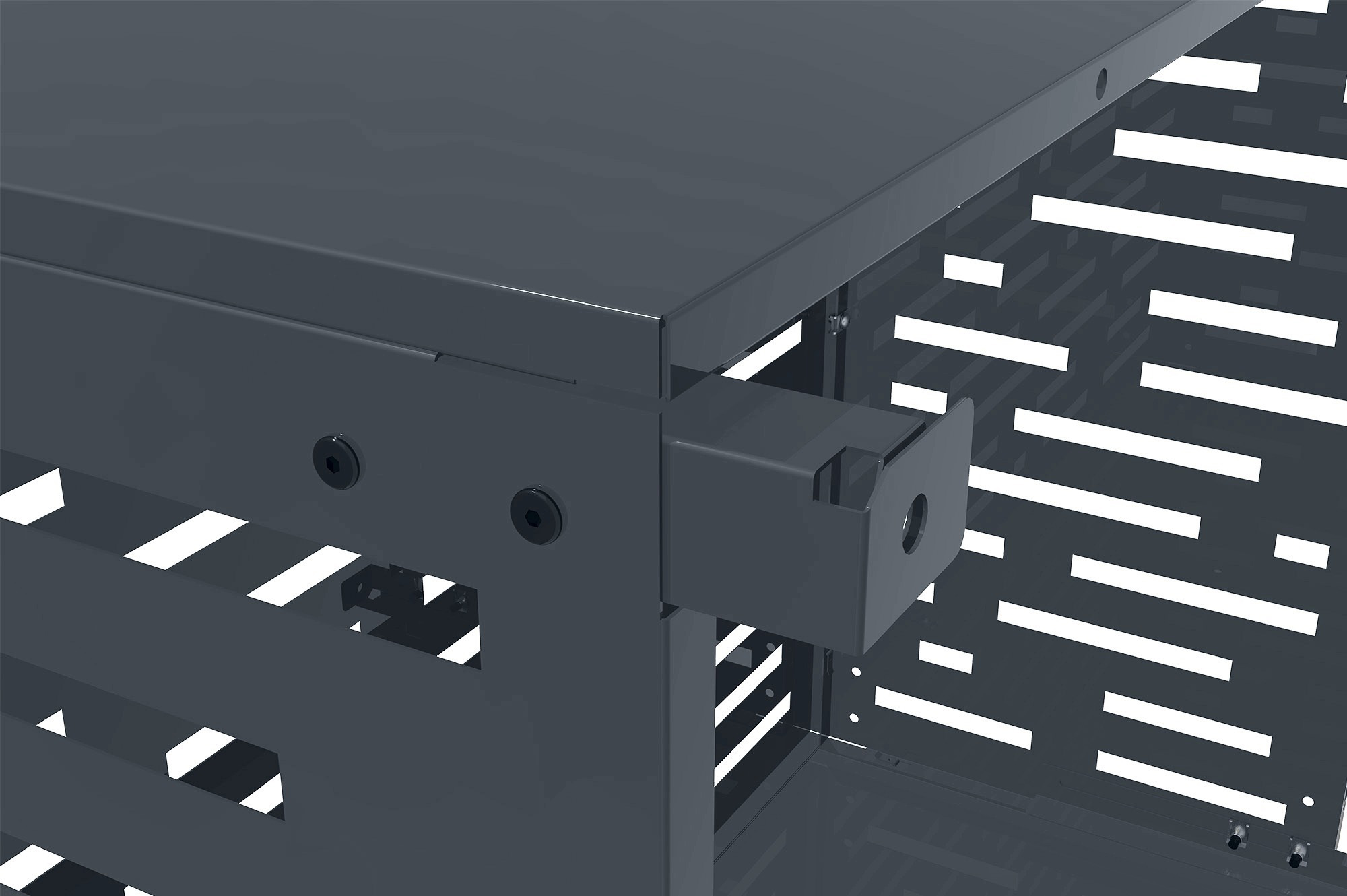 Arlberg Amaro stalen airconditionerhoes met bodemplaat – Maat M 9