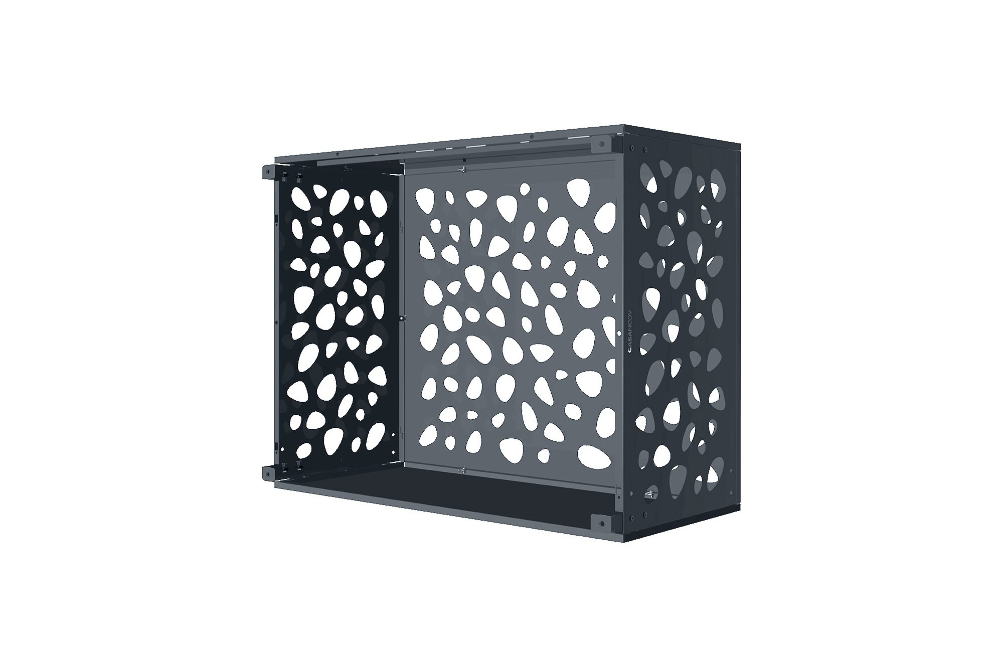 Amaro Sunny stalen airconditionerhoes met bodemplaat – Maat M 4