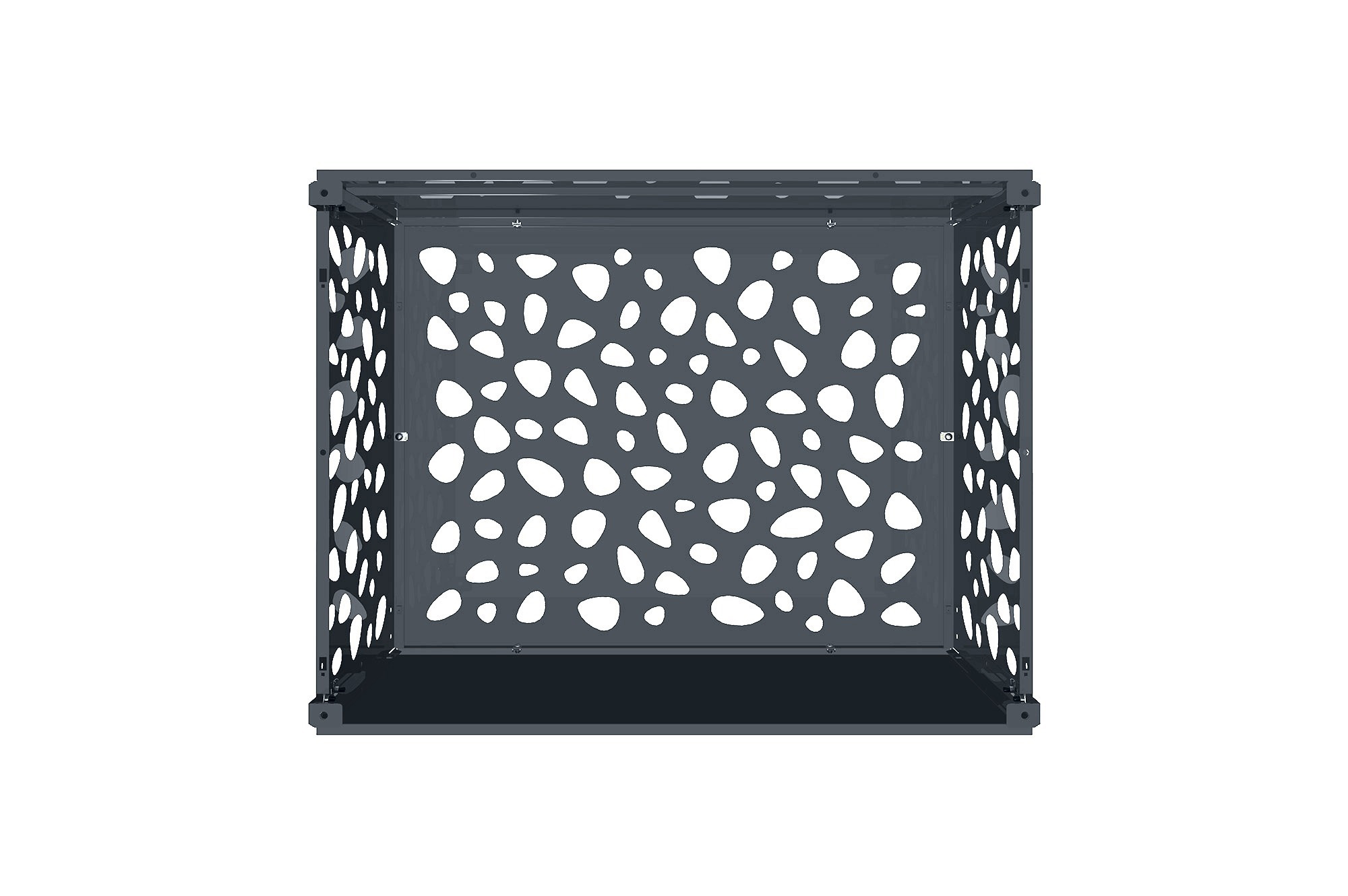 Amaro Sunny stalen airconditionerhoes met bodemplaat – Maat M 5