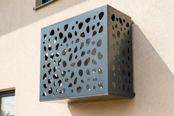 Amaro Sunny stalen airconditionerhoes met bodemplaat – Maat M main image