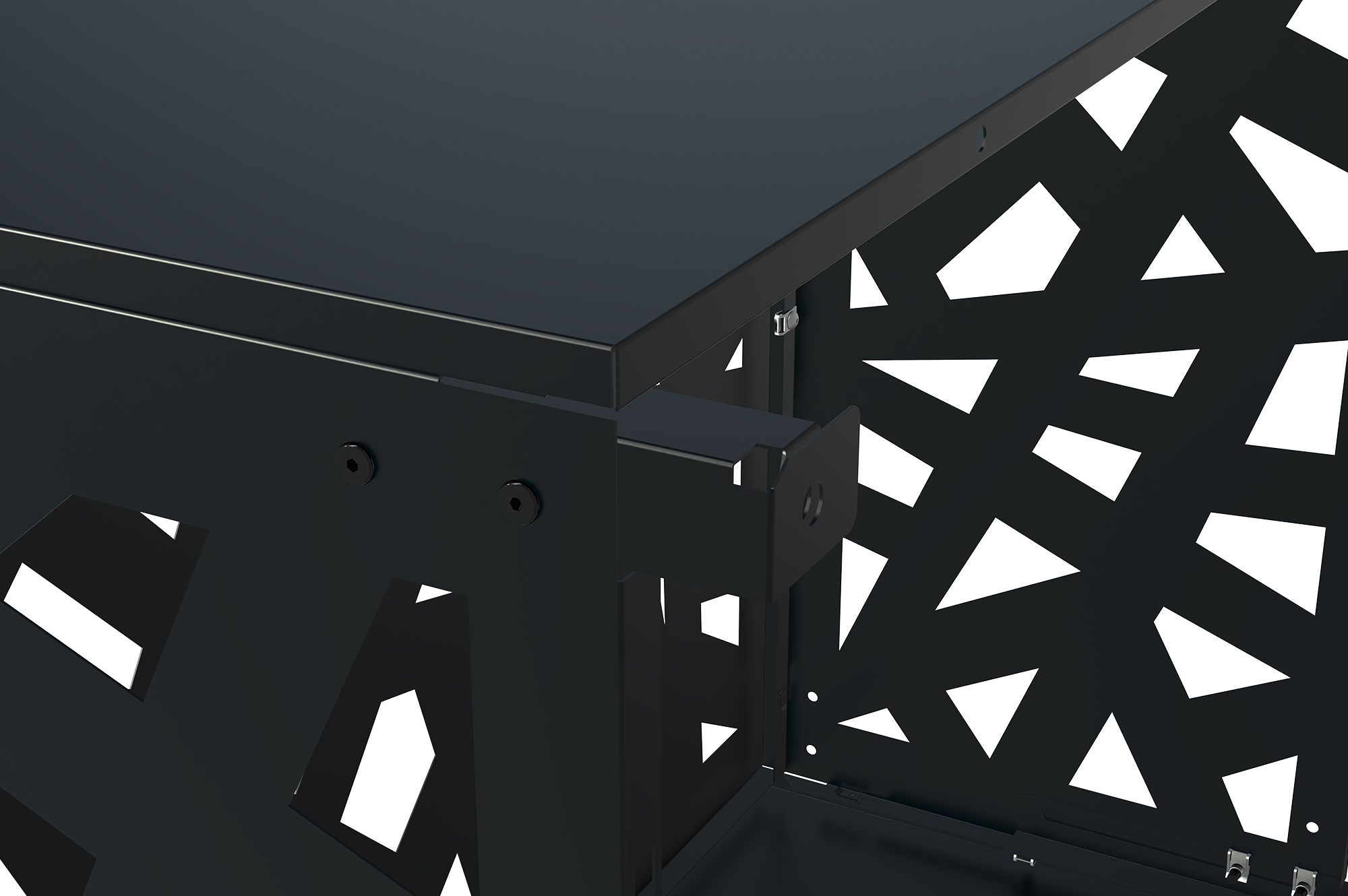 Cache clim & pompe à chaleur Amaro Ruivo avec face inférieure acier – Taille M 10