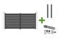 3.5m VOGEL swing gate, 180cm high, grey + 2 ELDA posts + RANGER B150 motor main_image thumbnail