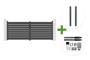 VOGEL 4m H.160cm grey swing gate + 2 ELDA posts + HIKER B200 motor main_image thumbnail