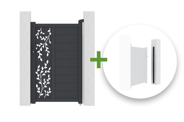 FOLYA vrata od 1 m, visine 160 cm + komplet za promjenu smjera otvaranja main image