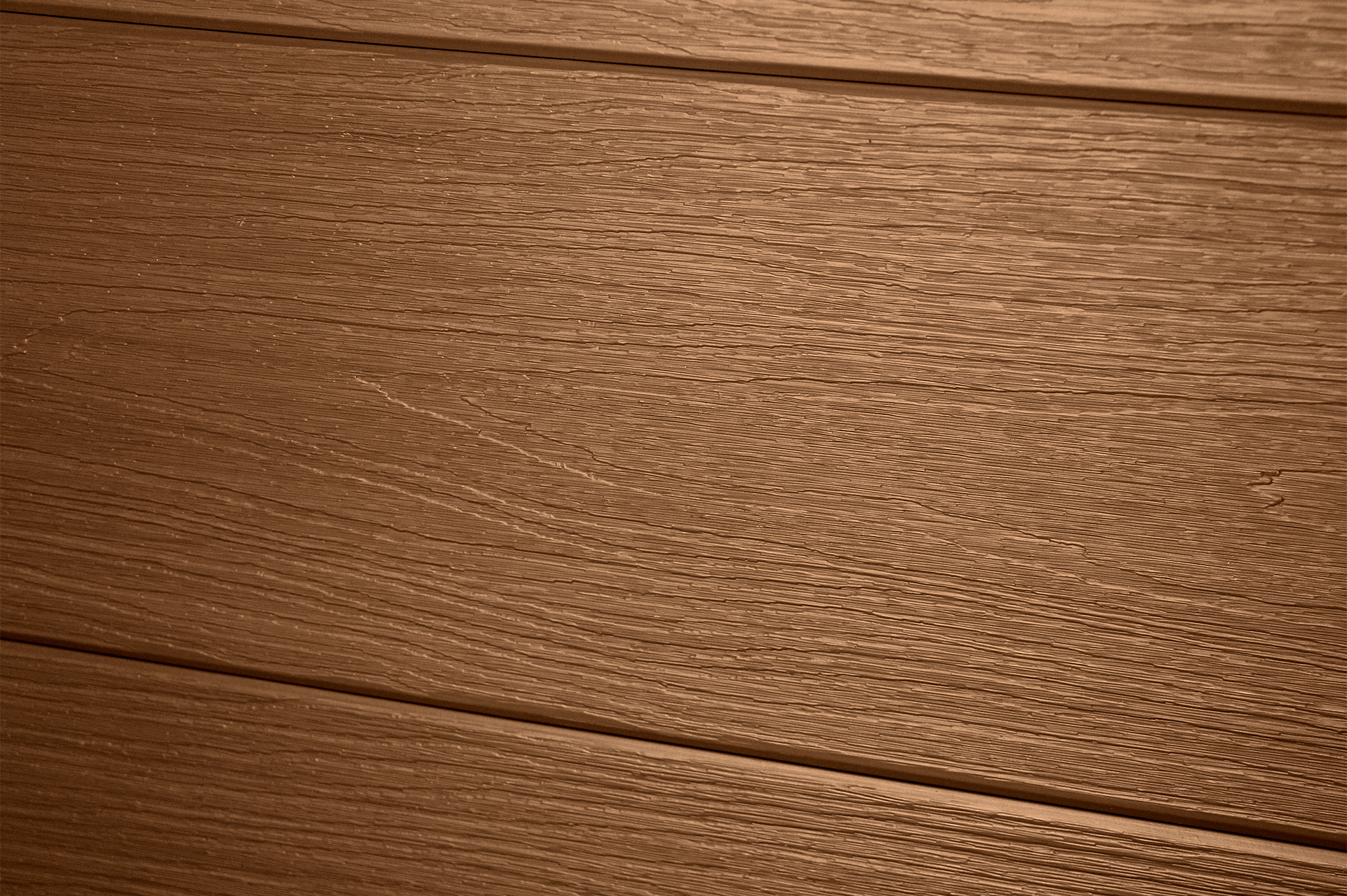 6m STOCKHORN composite fence, 150cm high, teak finish, for in-ground installation 10