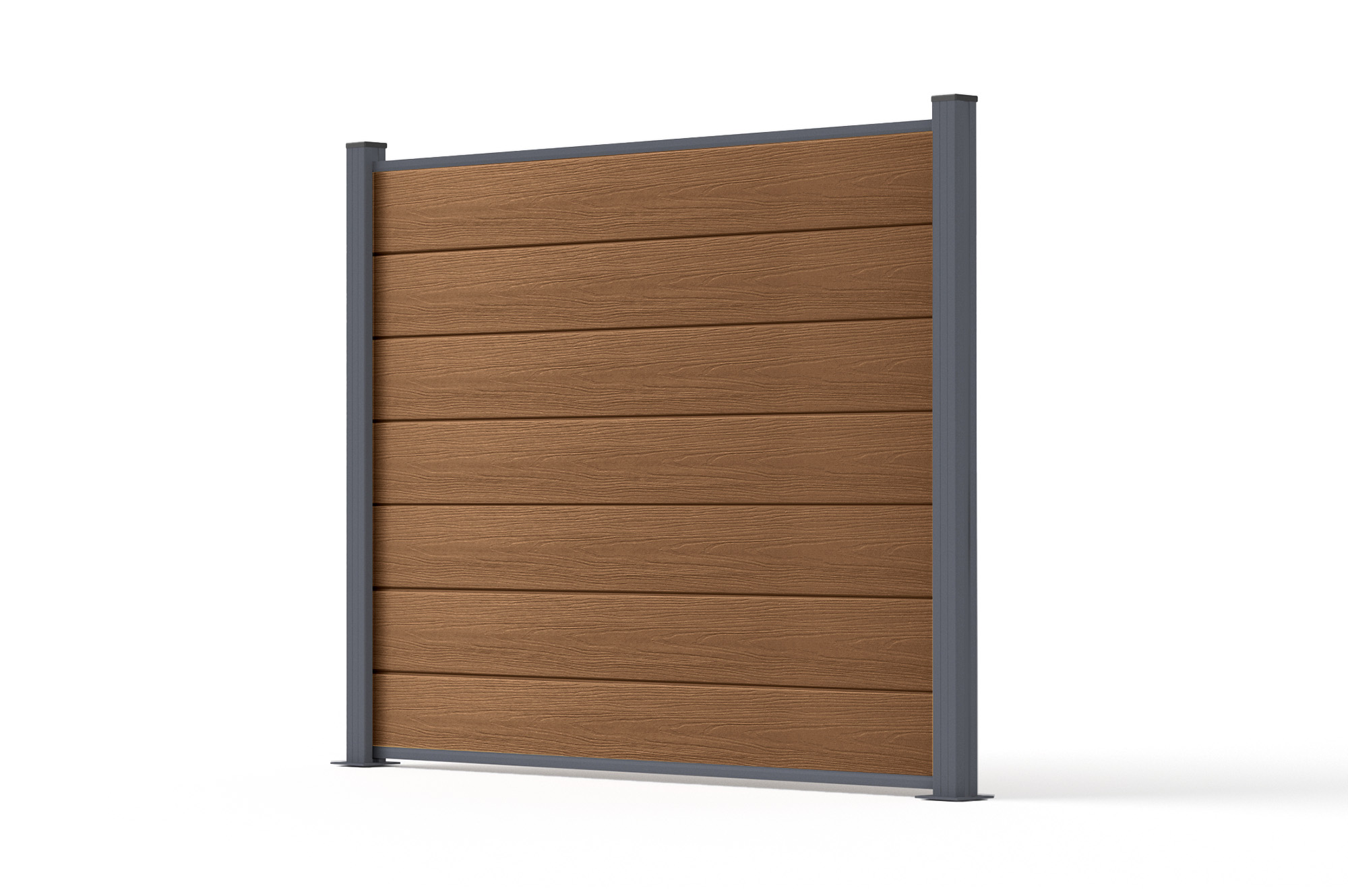 Cerca composta STOCKHORN de 8m com 150cm de altura, montada em placa de teca. 5