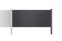 6 meter lange Stockhorn composiet schutting, 90 cm hoog, voor installatie in de grond, gri 12