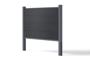 6 meter lange Stockhorn composiet schutting, 90 cm hoog, voor installatie in de grond, gri 5