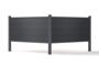 6 meter lange Stockhorn composiet schutting, 90 cm hoog, voor installatie in de grond, gri 7