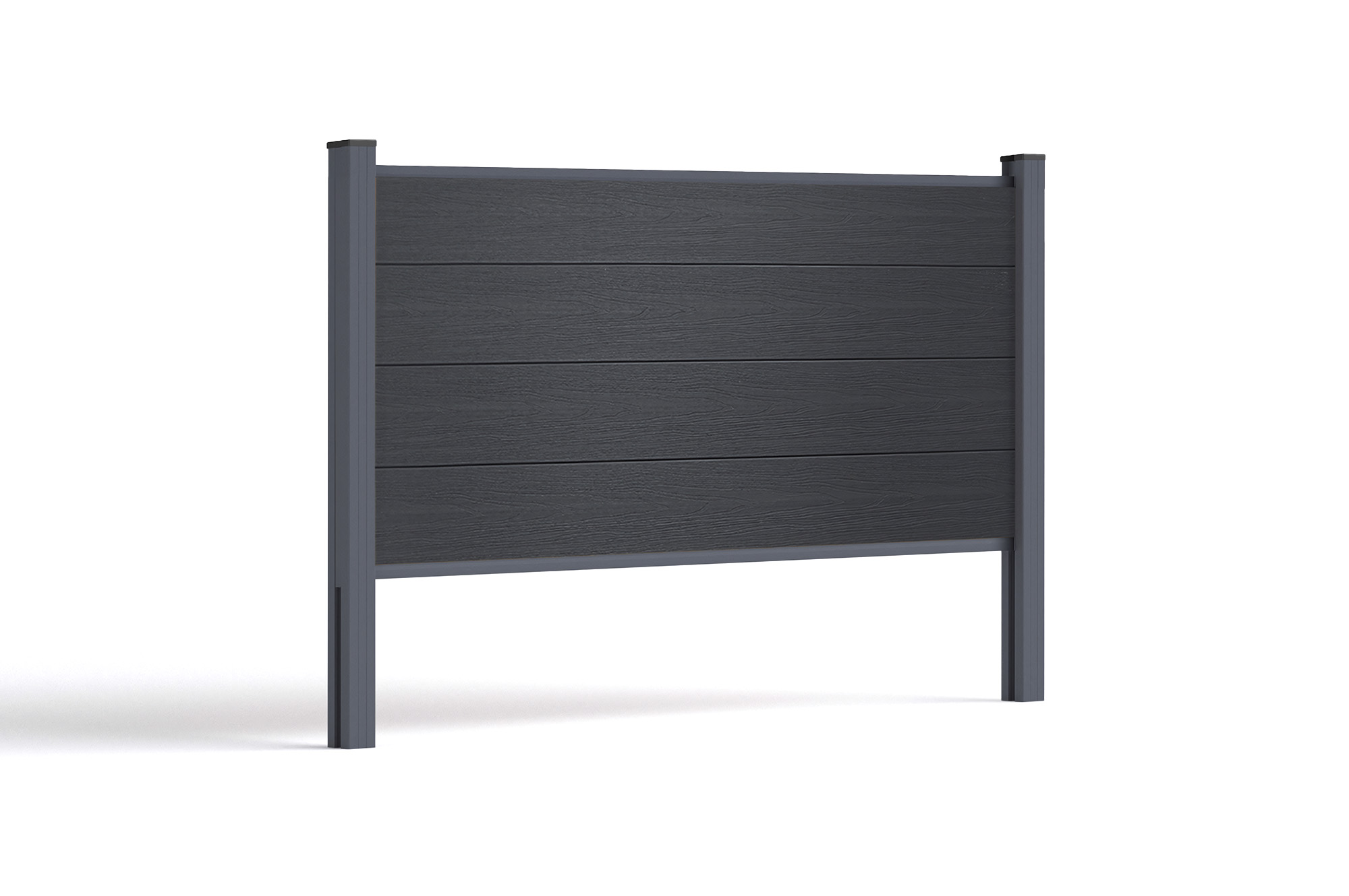 10 m langer STOCKHORN-Verbundzaun, 90 cm hoch, zur Erdverlegung, grau 6