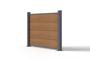 Composite fence 6m STOCKHORN H.90cm on teak plate 5