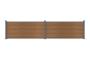 Composite fence 6m STOCKHORN H.90cm on teak plate 3
