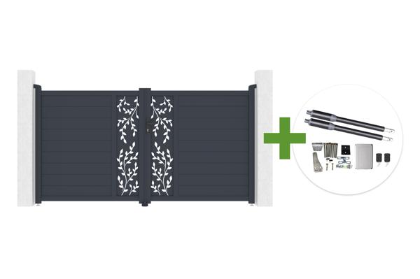 3m FOLYA motorized swing gate, 160cm high + RANGER B150 motor main image