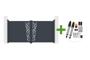 Swing gate 3m CERVINA RUIVO H.140cm gray aluminum + TANKER B700 motor main_image thumbnail