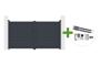 CALANCIA 3m H.160cm grey aluminum swing gate + RANGER B150 motor main_image thumbnail