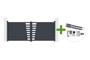 Swing gate 3.5m CERVINA H.140cm gray aluminum + RANGER B150 engine main_image thumbnail