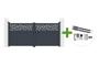 3m DOLOMITE RUIVO swing gate, 140cm high, grey aluminum + RANGER B150 swing gate motor main_image thumbnail