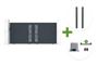 3.5m SUNNY sliding gate, 160cm high, grey aluminum + 2 posts + Ranger C300 motor main_image thumbnail
