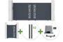 3.5m SUNNY sliding gate, 160cm high, grey + 1m SUNNY pedestrian gate, 160cm high, grey + 4 posts + Ranger C300 motor main_image thumbnail