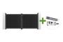 ATHOS 3m H.140cm Anthracite Grey Composite Wood Swing Gate with Aluminium Frame + RANGER B150 Motor main_image thumbnail