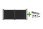 ATHOS 3,5 m, magasság 160 cm, antracit szürke, kompozit fa szárnyaskapu alumínium kerettel + RANGER B150 motor main_image thumbnail