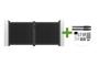 ATHOS 3m H.140cm Anthracite Grey Composite Wood Swing Gate with Aluminium Frame + HIKER B200 Motor main_image thumbnail