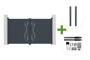 Portail battant 3m LIFE H.180cm aluminium gris + 2 poteaux ELDA + motorisation Hicker B200 main_image thumbnail