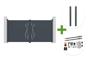 LIFE 3,5 m H. 180 cm graues Aluminium-Schwingtor + 2 ELDA-Pfosten + Tanker B250-Motor main_image thumbnail