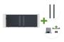 4m ARLBERG sliding gate, 160cm high, grey aluminum + 2 ELDA posts + Ranger C300 motor main_image thumbnail