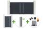 3.5m ARLBERG sliding gate, 180cm high, grey + 1m ARLBERG pedestrian gate, 180cm high, grey + 4 ELDA posts + Tanker C600 motor main_image thumbnail