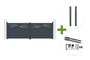 HALTI 4m H.140cm grey aluminum swing gate + 2 ELDA 15x15cm posts + Ranger B150 motor main_image thumbnail