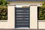 Portillon 1m VOGEL H.140cm aluminium gris thumbnail 1