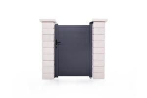 Pakket schuifpoort 4m EIGER 400C140 + Poort EIGER 100P140 Grijs 14