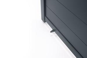 EIGER 4m sliding gate, 160cm high + EIGER 1m pedestrian gate, 160cm high + 4 ELDA posts 30
