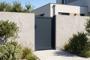Portillon 1m EIGER H.160cm aluminium gris 4