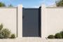 Portillon 1m EIGER H.160cm aluminium gris main_image thumbnail