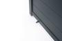Portail battant 3m EIGER H.180cm + Portillon 1m EIGER H.180cm aluminium gris 15
