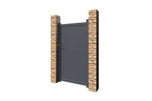 Aluminium Tuindeur 1m EIGER 100P180 Grijs 14
