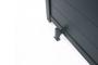 Portail battant 3m EIGER H.180cm + Portillon 1m EIGER H.180cm aluminium gris 14