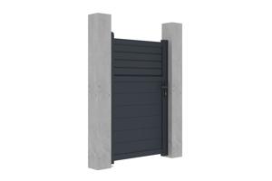 Pak alu port CARPATIA 100P160 + 2 stolper H.190cm Grå 13