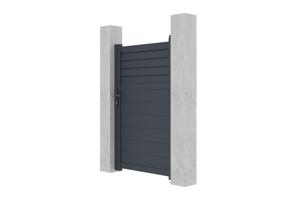 Pak alu port CARPATIA 100P160 + 2 stolper H.190cm Grå 9