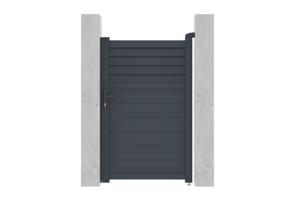 Pak alu port CARPATIA 100P160 + 2 stolper H.190cm Grå 2