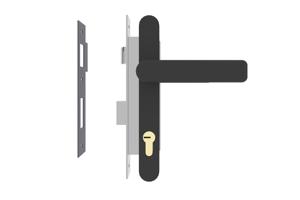 Kit cerradura de cilindroK-LOCK para puerta batiente main image