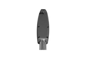 Portail battant 3,5m SUNNY H.160cm aluminium gris + 2 poteaux ELDA + motorisation Tanker B250 32