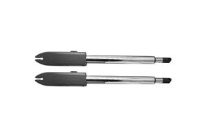Portail battant 3,5m SUNNY H.160cm aluminium gris + 2 poteaux ELDA + motorisation Tanker B250 31