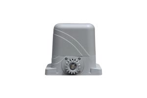 Portail coulissant 3m SUNNY H.140cm aluminium gris + 2 poteaux ELDA + motorisation Ranger C300 19