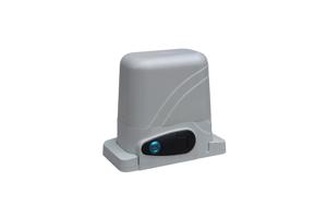 Portail coulissant 3m SUNNY H.140cm aluminium gris + 2 poteaux ELDA + motorisation Ranger C300 20