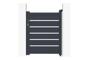 Portillon 1m VOGEL H.120cm aluminium gris thumbnail 2