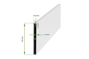 Aluminium poortpakket VOGEL 100P120 + 2 Paaltjes H.166cm Wit 6